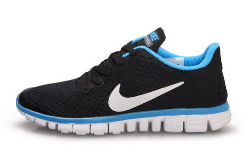 Nike Free 3.0 Womens Size Us9 9.5 10 Black Blue For Sale